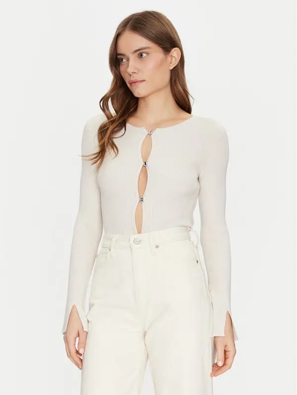 Guess Guess Kardigan W5RR17 Z34O0 Bijela Regular Fit