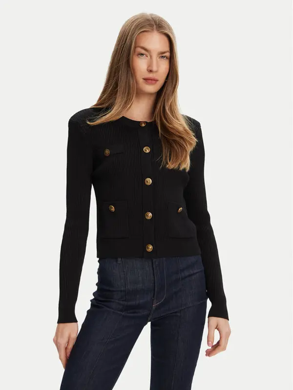 Guess Guess Kardigan W5YR09 Z0130 Crna Regular Fit