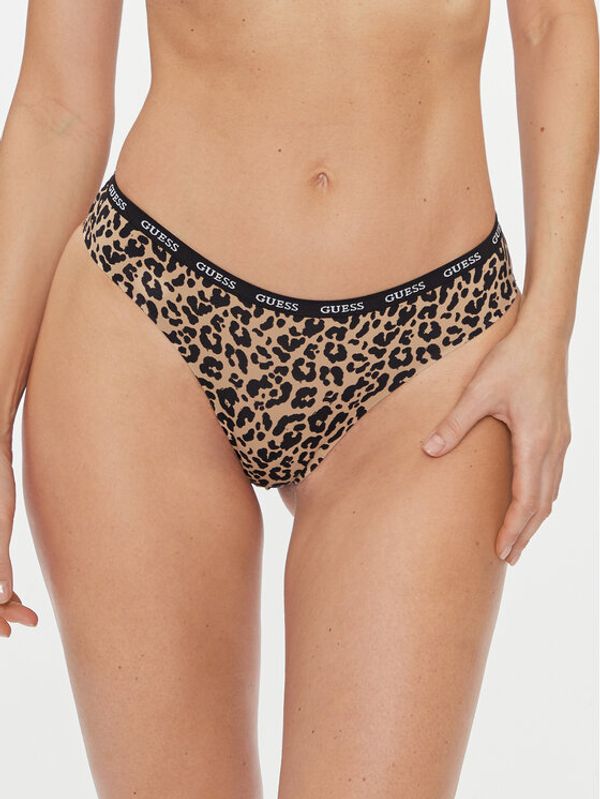 Guess Guess Klašične gaćice O3YE00 KBUT0 Smeđa