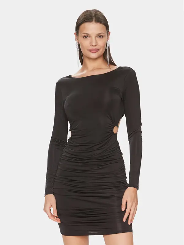 Guess Guess Koktel haljina Alexia W4GK75 KBAC2 Crna Slim Fit