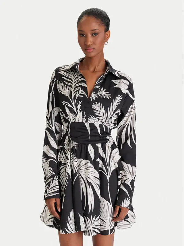 Guess Guess Koktel haljina W5YK00 WF1T2 Zelena Regular Fit