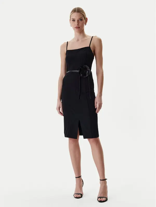 Guess Guess Koktel haljina W6RK0G KC9O0 Crna Regular Fit