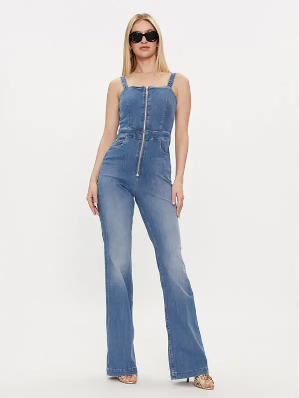 Guess Guess Kombinezon Mariposa W4GD0O D5B42 Plava Regular Fit