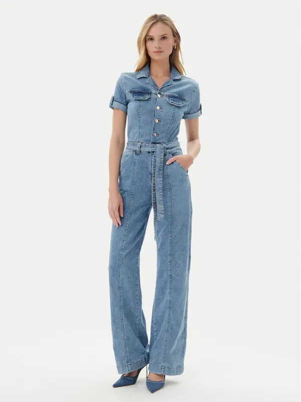 Guess Guess Kombinezon W5GD1B D5O90 Plava Regular Fit