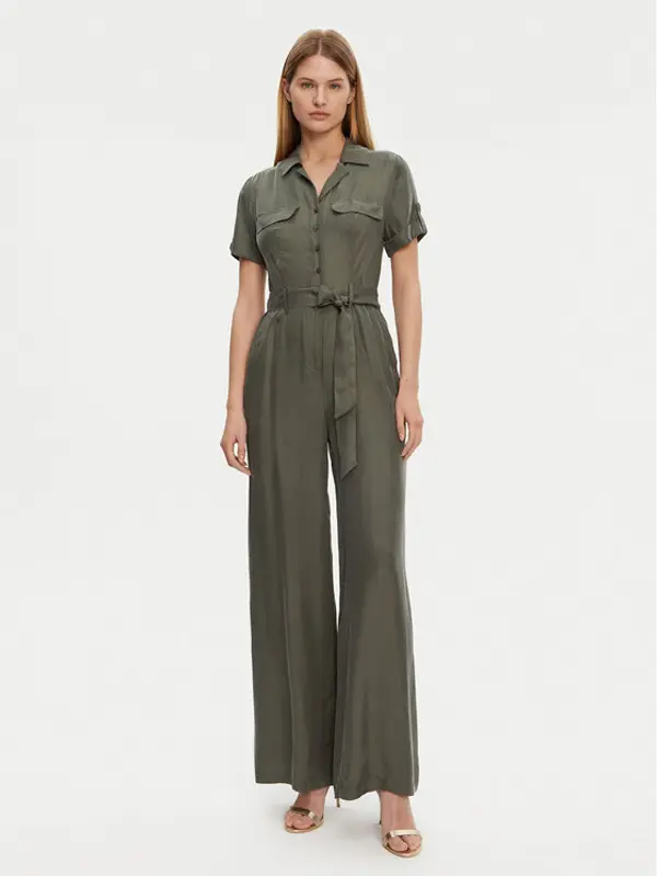 Guess Guess Kombinezon W5GD97 WH6E0 Kaki Regular Fit