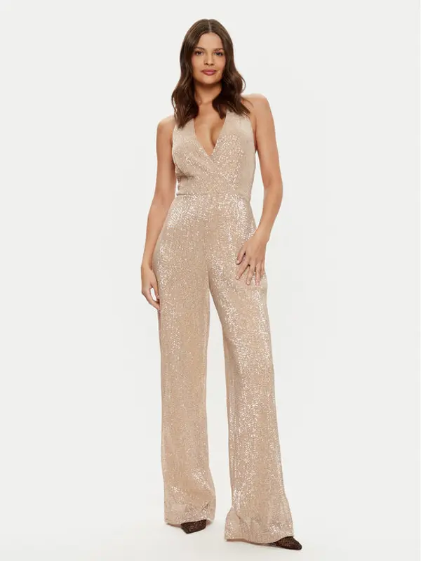 Guess Guess Kombinezon W5RD77 KCNB0 Bež Regular Fit