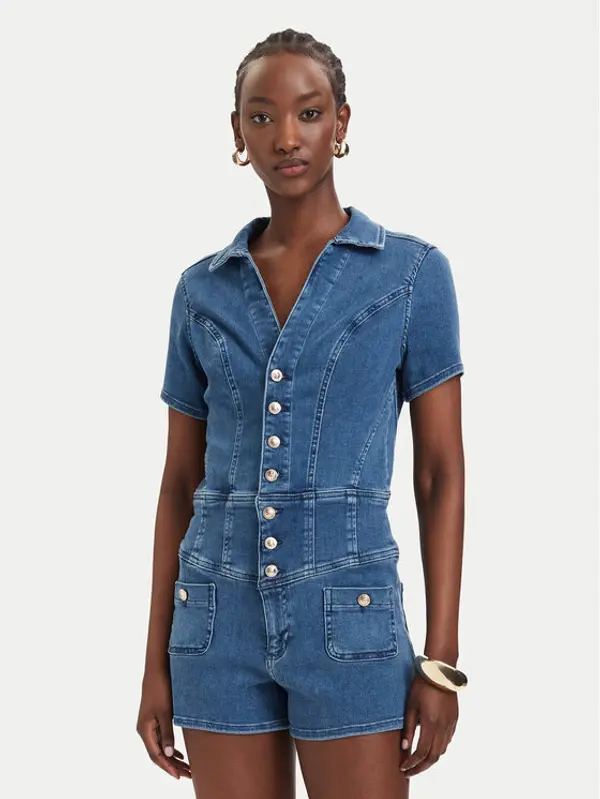 Guess Guess Kombinezon W6GKA8 D1103 Plava Regular Fit