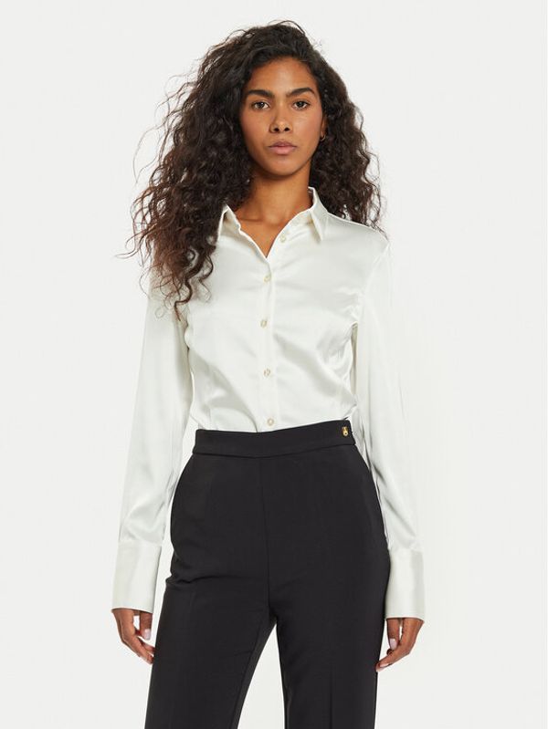 Guess Guess Košulja Fernanda W3BH66 WFQC2 Écru Regular Fit