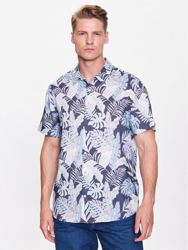 Guess Guess Košulja M3GH31 WD4Z2 Plava Slim Fit