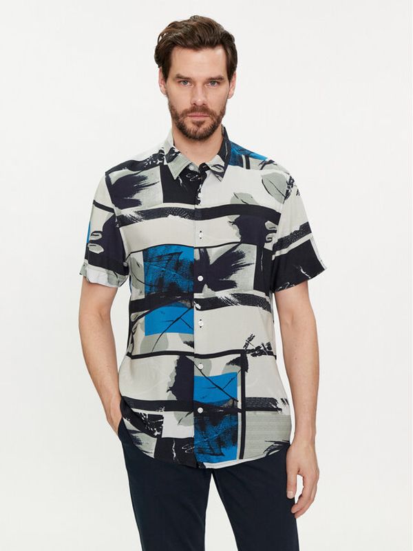 Guess Guess Košulja M4GH64 WD4Z2 Siva Slim Fit