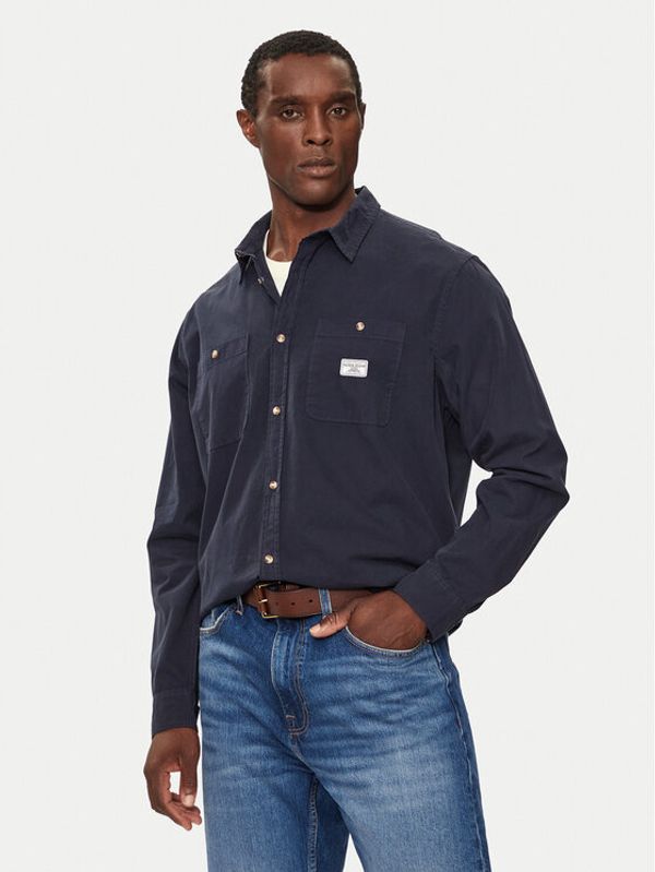 Guess Guess Košulja M4YH37 WGCF1 Tamnoplava Regular Fit