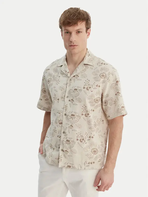 Guess Guess Košulja M6GH29 W1718 Bež Regular Fit