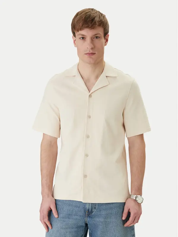 Guess Guess Košulja M6GP10 K3079 Écru Regular Fit