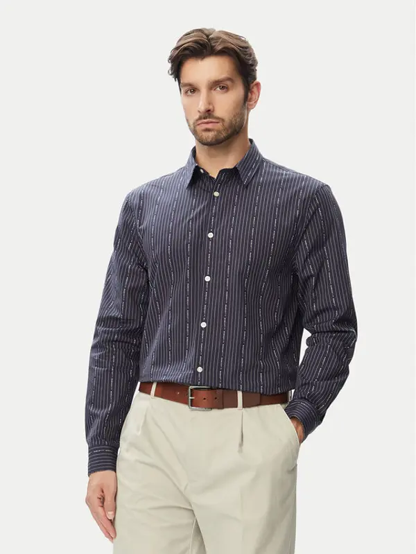 Guess Guess Košulja M6RH71 WK001 Tamnoplava Regular Fit