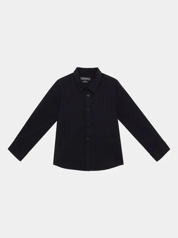 Guess Guess Košulja N3YH04 WE5W0 Tamnoplava Regular Fit