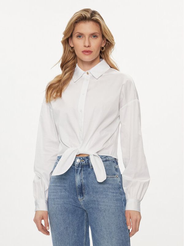 Guess Guess Košulja W4RH59 WE2Q0 Bijela Slim Fit