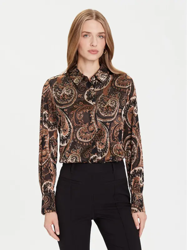 Guess Guess Košulja W5BH78 W2770 Smeđa Regular Fit