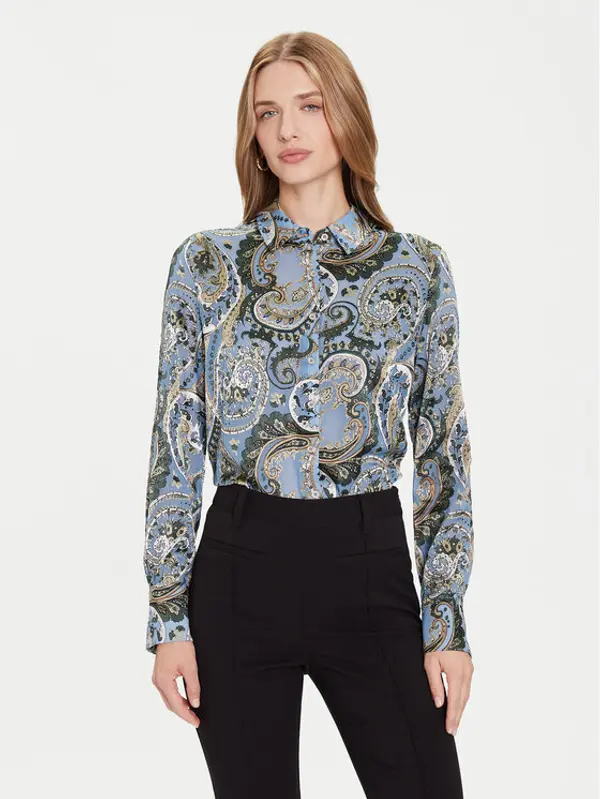 Guess Guess Košulja W5BH78 W2770 Svijetlo plava Regular Fit