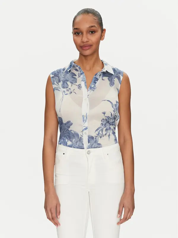 Guess Guess Košulja W5GH95 WDW82 Šarena Slim Fit