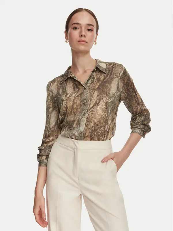 Guess Guess Košulja W6YH68 W3212 Zelena Regular Fit