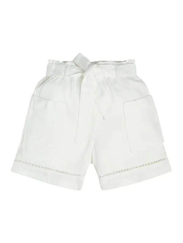 Guess Guess Kratke hlače J3GD03 WE8R0 Bijela Relaxed Fit