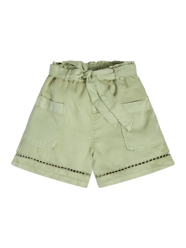 Guess Guess Kratke hlače J3GD03 WE8R0 Zelena Relaxed Fit