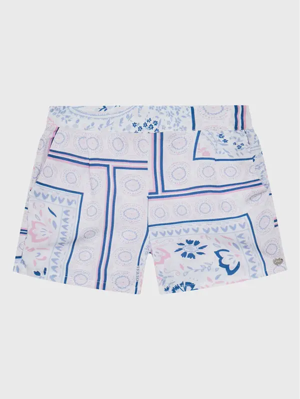 Guess Guess Kratke hlače K3GD06 WFBN0 Plava Relaxed Fit