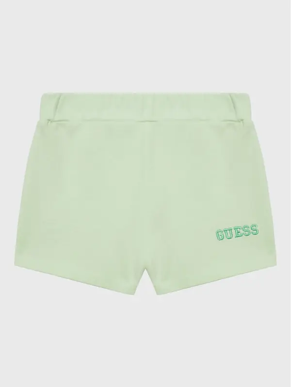 Guess Guess Kratke hlače K3GD11 KA6R3 Zelena Regular Fit