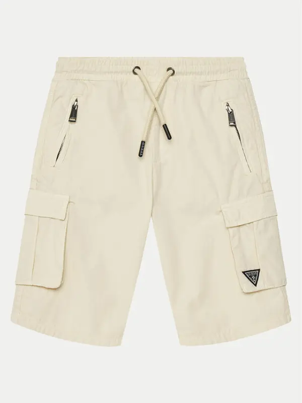 Guess Guess Kratke hlače L2RD01 D3XN0 Écru Regular Fit
