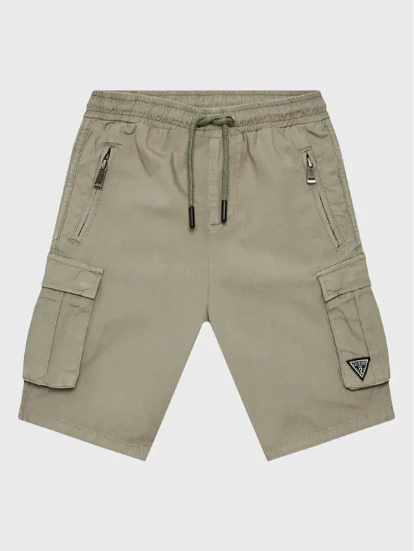 Guess Guess Kratke hlače L2RD01 D3XN0 Kaki Regular Fit