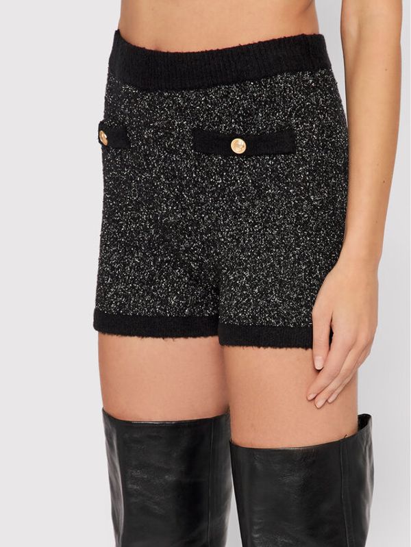 Guess Guess Kratke hlače Letitia W1BR62 Z2WM0 Crna Regular Fit