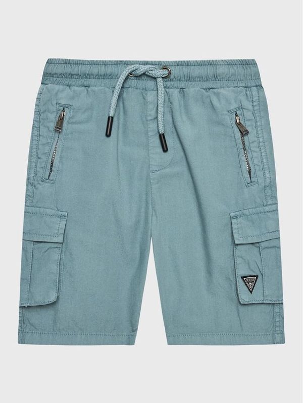 Guess Guess Kratke hlače N2RD01 D3XN0 Plava Regular Fit