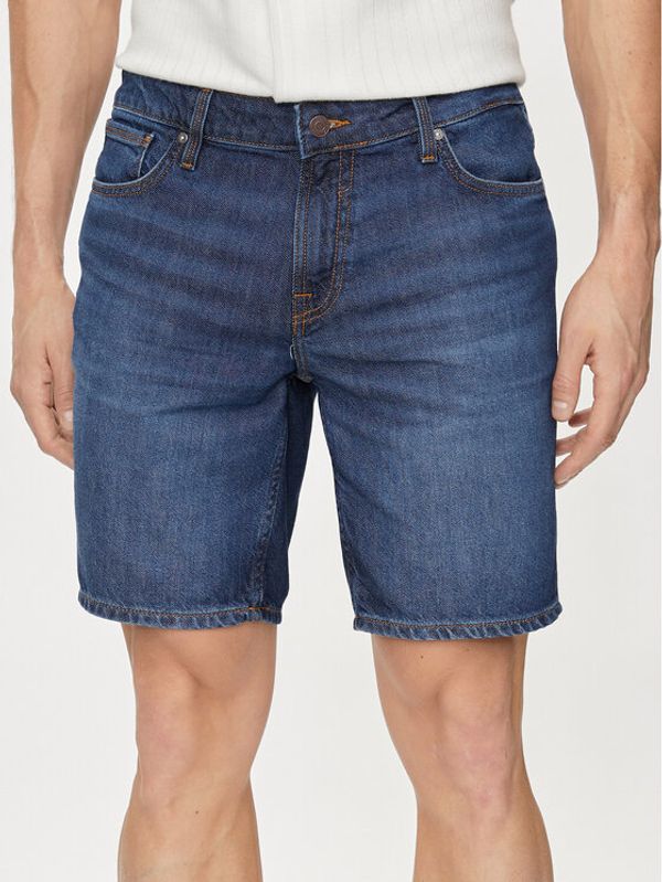 Guess Guess Kratke traperice Angels M4GD03 D5AZ1 Tamnoplava Slim Fit