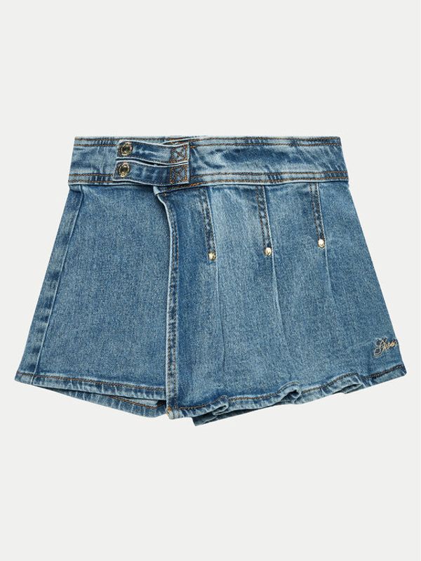 Guess Guess Kratke traperice J4GD12 D4MS0 Plava Regular Fit