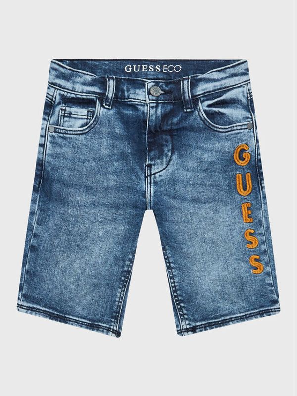 Guess Guess Kratke traperice L3GD13 D4GV0 Plava Regular Fit