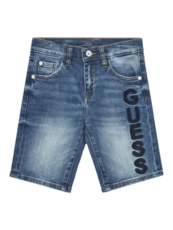 Guess Guess Kratke traperice L5GD01 D4GV0 Plava Regular Fit