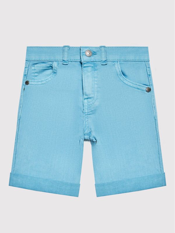 Guess Guess Kratke traperice N1RD03 WE620 Plava Regular Fit