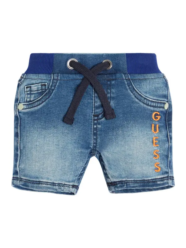 Guess Guess Kratke traperice N3GD10 D4CA0 Plava Regular Fit