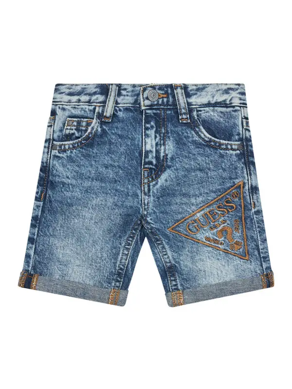 Guess Guess Kratke traperice N5GD16 D41E0 Plava Regular Fit