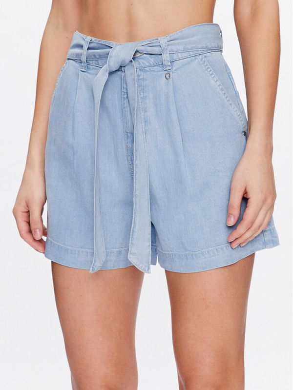 Guess Guess Kratke traperice Nenita W3GD0K D4ZL3 Svijetloplava Loose Fit