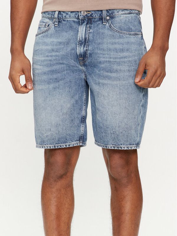 Guess Guess Kratke traperice Rodeo M4GD27 D5AY2 Plava Slim Fit