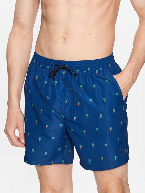 Guess Guess Kupaće gaće i hlače F3GT20 TEL62 Plava Regular Fit