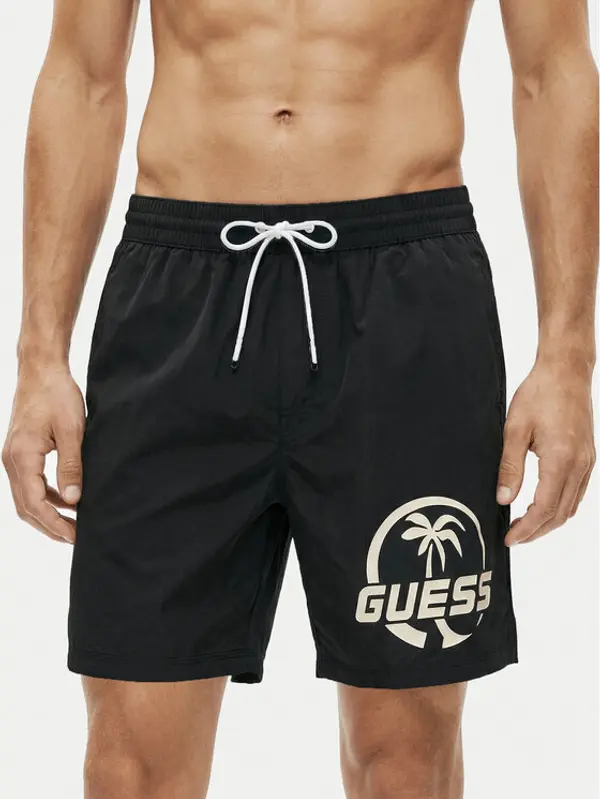 Guess Guess Kupaće gaće i hlače F6GT01 WN162 Crna Regular Fit
