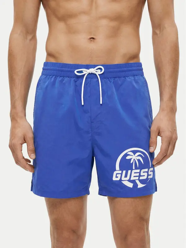 Guess Guess Kupaće gaće i hlače F6GT01 WN162 Plava Regular Fit