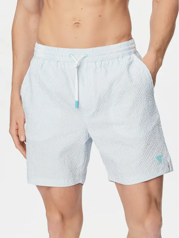 Guess Guess Kupaće gaće i hlače F6GT11 WN342 Svijetlo plava Regular Fit