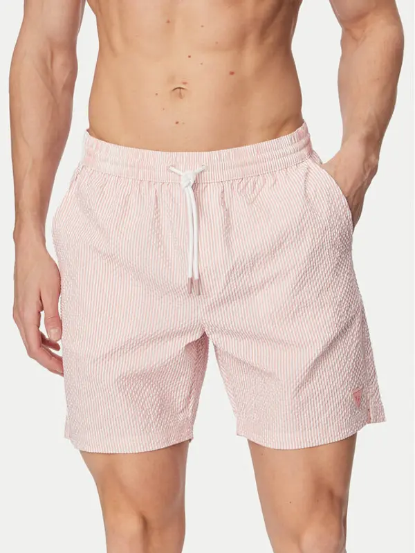 Guess Guess Kupaće gaće i hlače F6GT11 WN342 Svijetlo roza Regular Fit