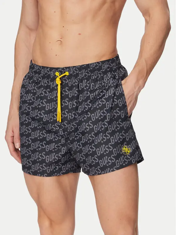 Guess Guess Kupaće gaće i hlače F6GT12 WG2A2 Crna Regular Fit