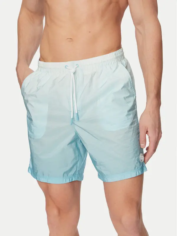 Guess Guess Kupaće gaće i hlače F6GT19 WN172 Tirkizna Regular Fit