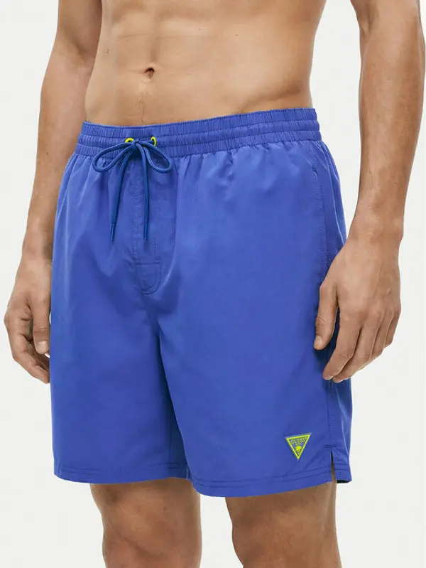 Guess Guess Kupaće gaće i hlače F6GT24 WG282 MEDIUM Plava Regular Fit