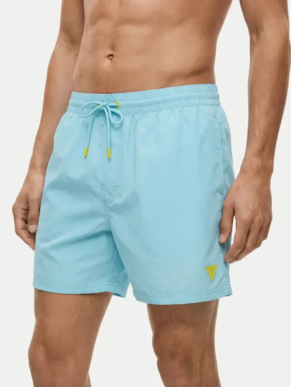 Guess Guess Kupaće gaće i hlače F6GT25 WG282 SHORT Svijetlo plava Regular Fit